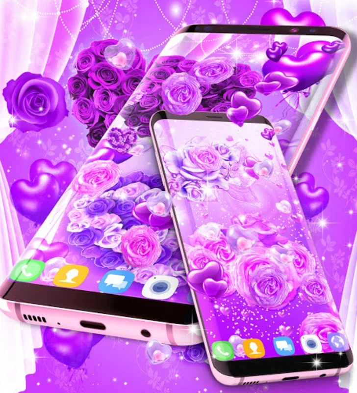 Purple Rose Live Wallpaper for Android: Enhance Your Screen