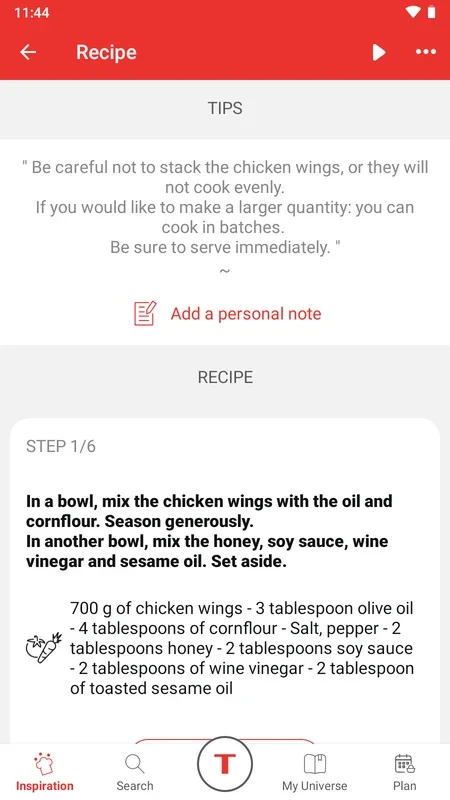 My Tefal, cooking together for Android: Personalized Recipes & Appliance Control