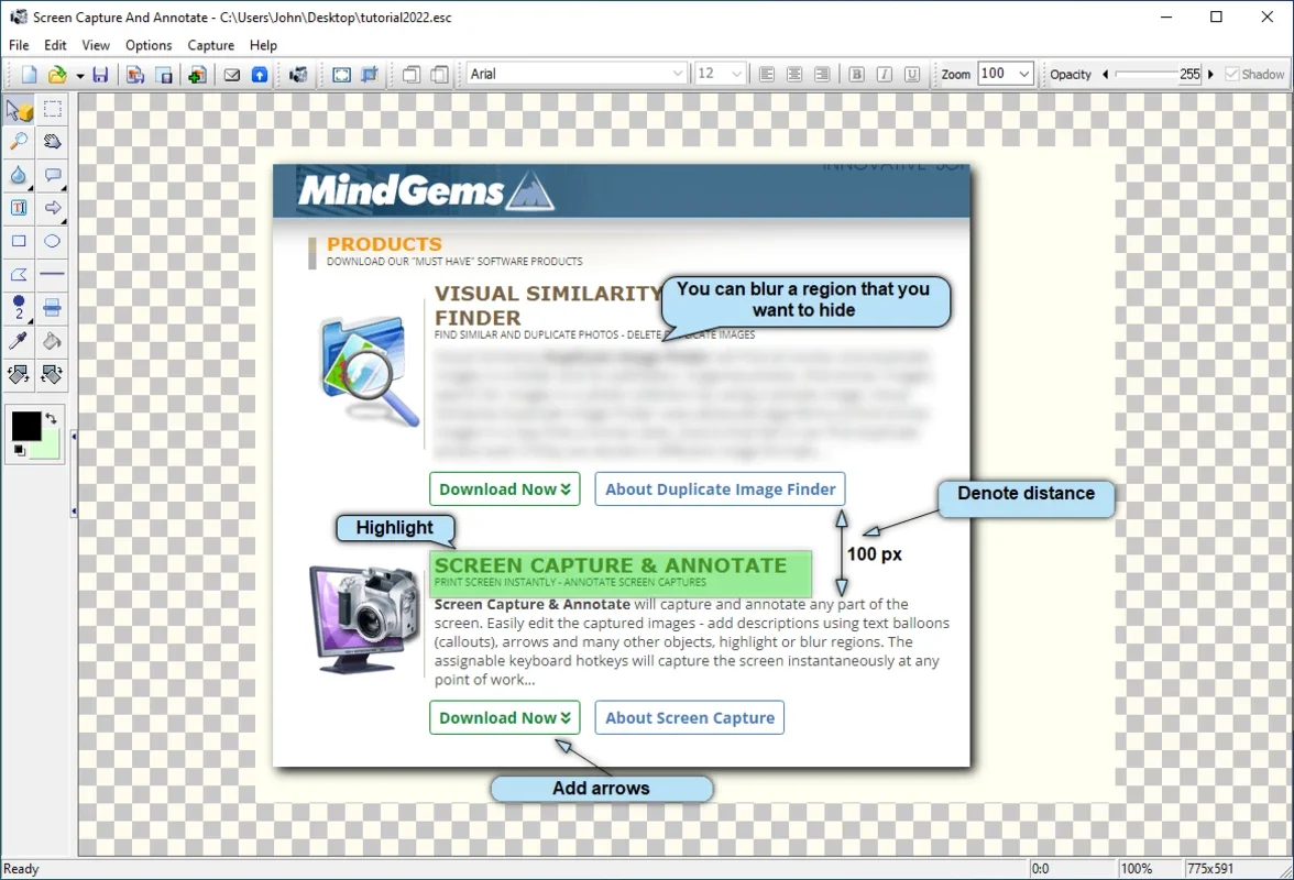 Screen Capture And Annotate for Windows: Powerful Screenshot Capture and Annotation