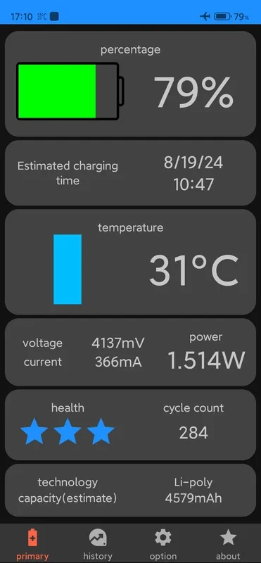 mybatteryOK for Android - Optimize Battery Usage