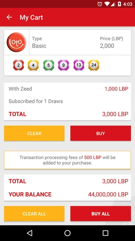 LLDJ - La Libanaise Des Jeux: Play Lebanese Lottery Games on Android