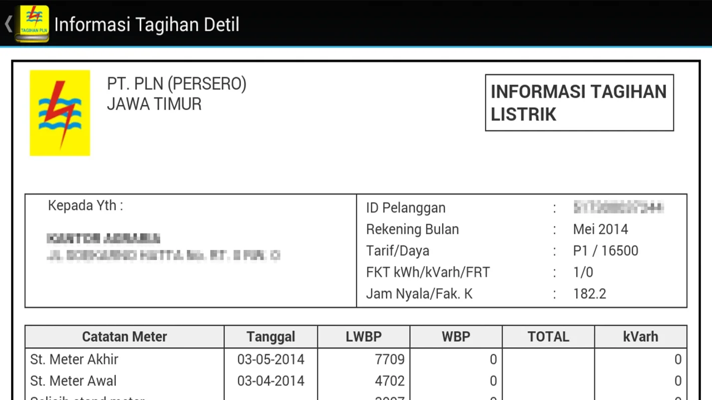 Cek Tagihan PLN for Android - Manage Your Bills Effortlessly