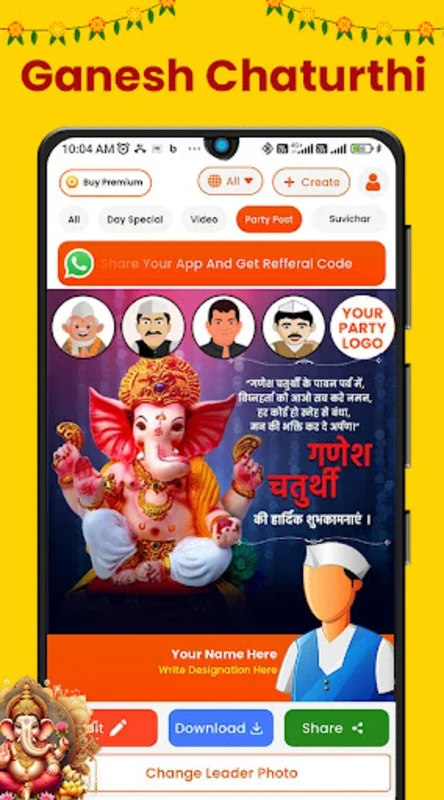 RajNeta Political Poster for Android: Create Culturally-Enriched Political Posters