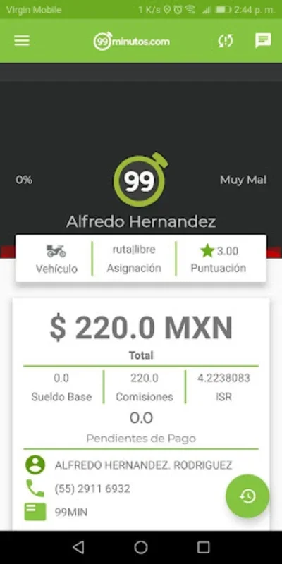 99 minutos Repartidor for Android - Flexible Delivery App