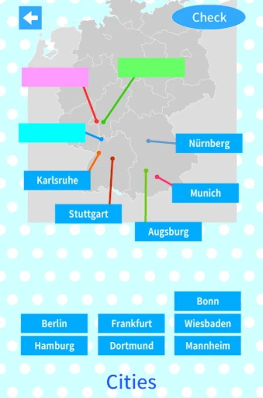 Germany States Map Quiz for Android - Immerse in German Geography