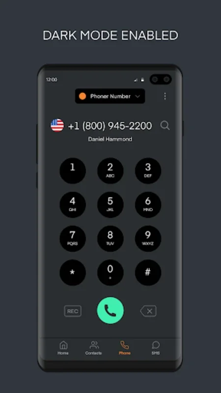 Phoner 2nd Phone Number + Text for Android: Privacy and Communication Control