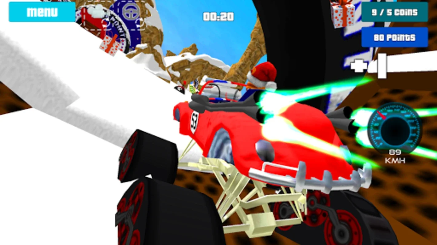 Cat Race Car Snow Drift Stunts for Android - No Downloading Needed