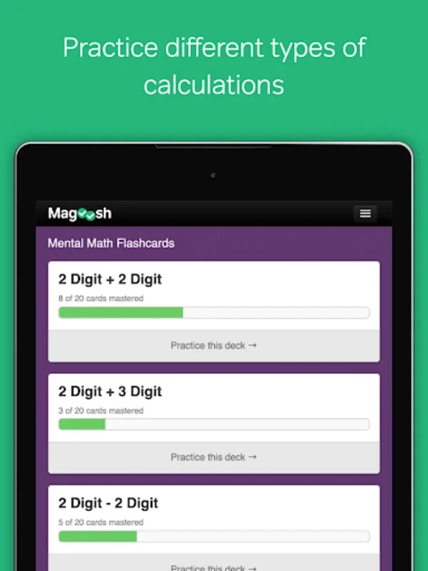 Mental Math Practice for Android - Enhance Your Skills