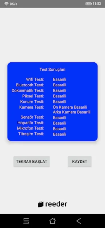 checkR for Android: Empowering Reeder Device Diagnostics