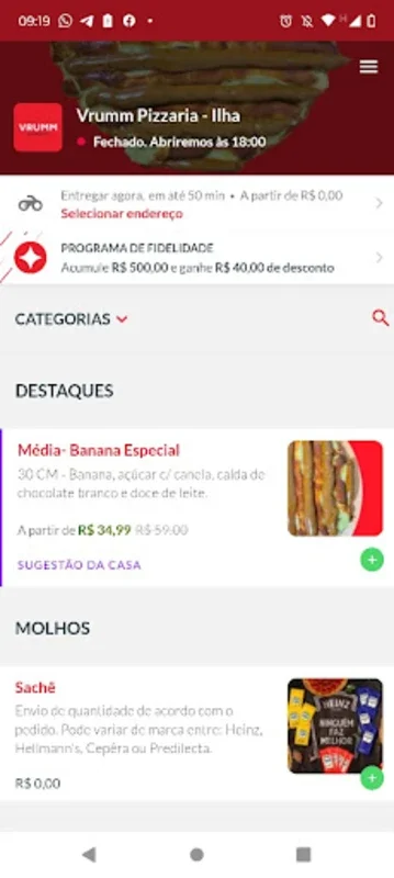 Vrumm Pizzaria for Android - Download the APK from AppHuts