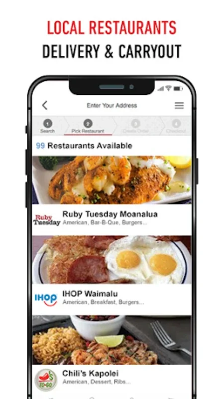 Quick Cuisine for Android: Swift Food Delivery in Hawaii