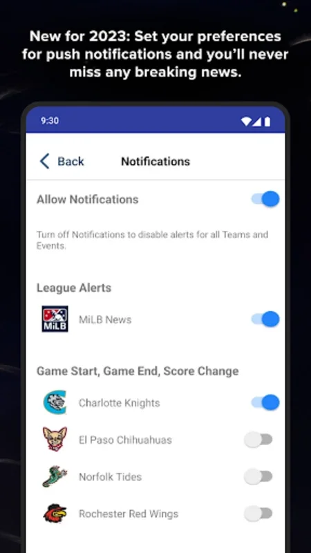 First Pitch for Android - Follow Minor League Baseball