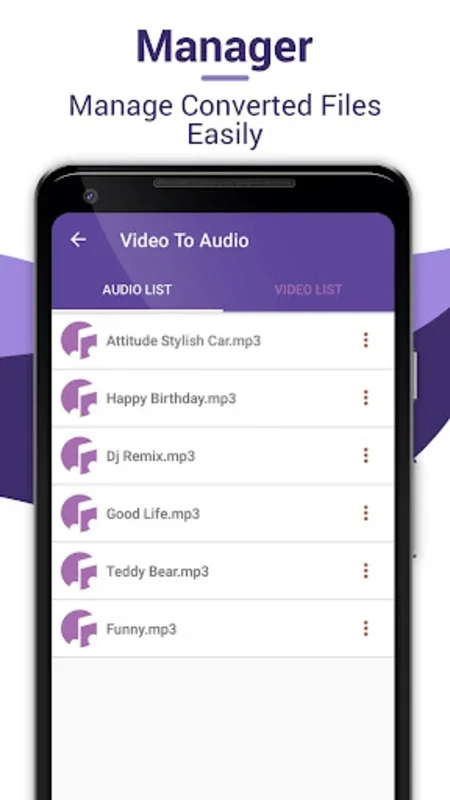 Video to Mp3 Cutter - Video Converter for Android: Effortless Audio Conversion