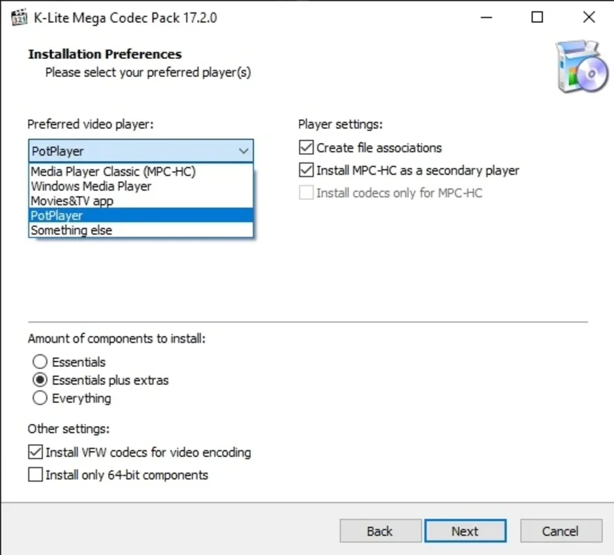 K-Lite Codec Pack (Mega) for Windows - Play Any Video Easily