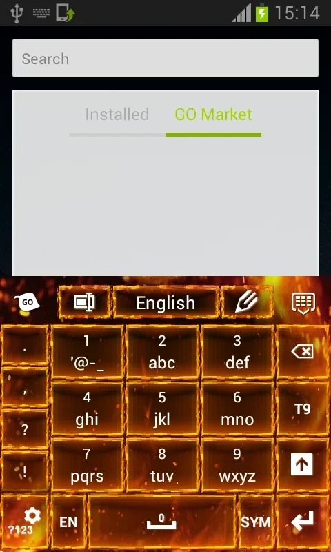 Flame Keyboard for Android - Stay Informed with Weather Updates