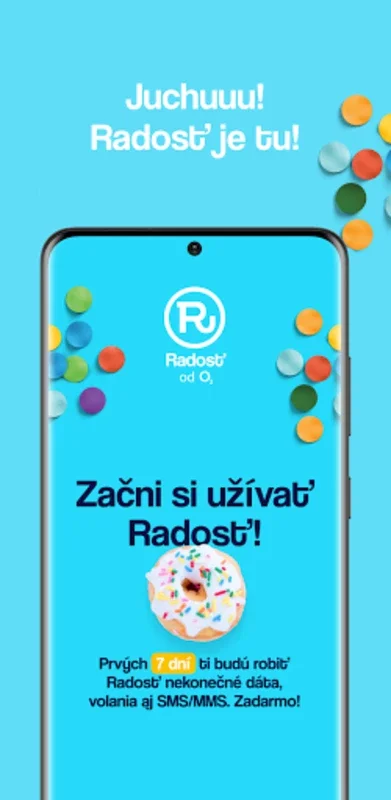 Radosť for Android - Simple & Flexible Mobile Plans