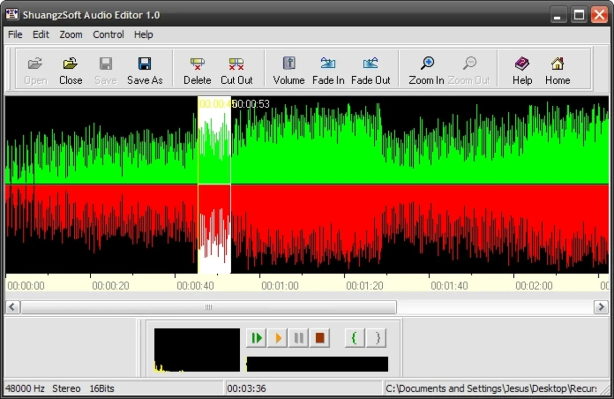 ShuangzSoft Audio Editor for Windows - Enhance Your Audio