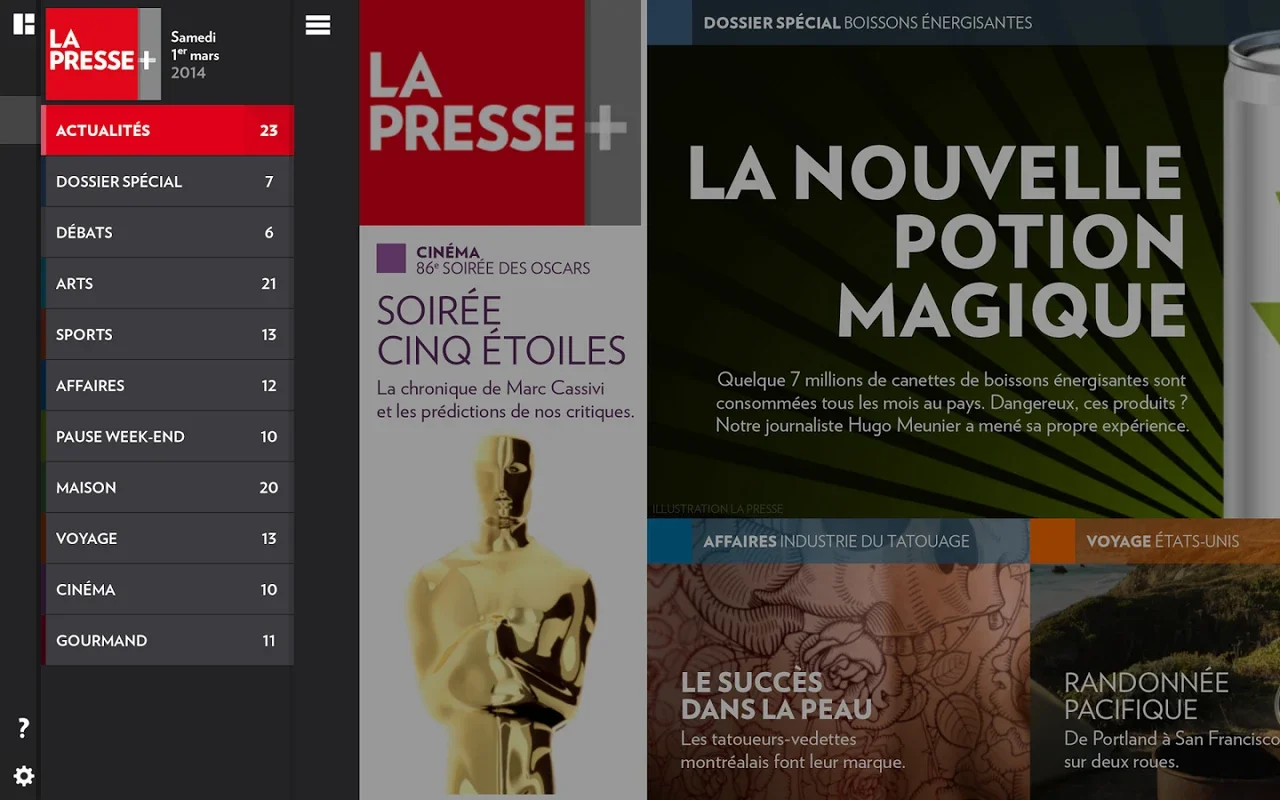 La Presse+ for Android: Immersive News Experience