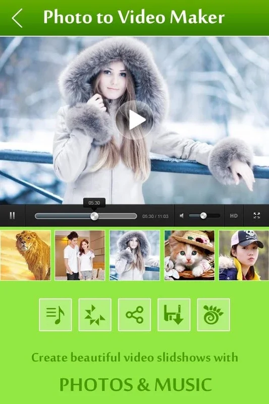 Photo Video Maker with Music for Android - Create Stunning Slideshows