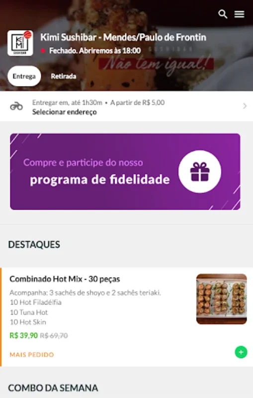 Kimi Sushibar for Android - Seamless Sushi Ordering