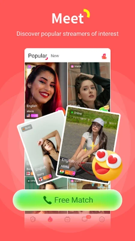 WeJoy-Live video chat&stream for Android: Connect Globally