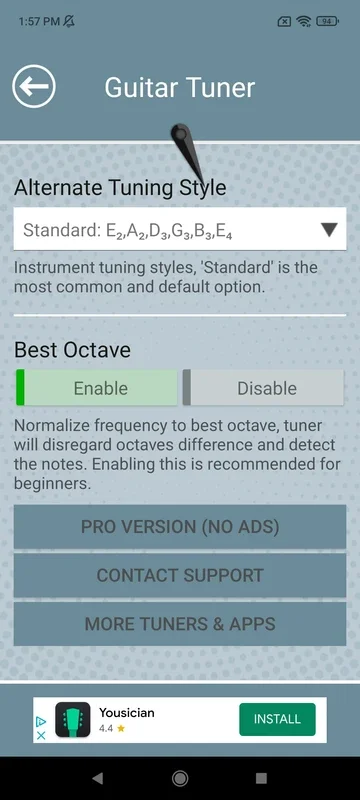 Afinador de guitarra gratis for Android: Tune with Ease