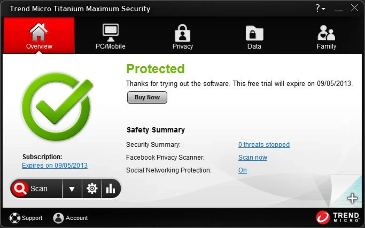 Trend Micro Titanium Maximum Security for Windows - Comprehensive Protection