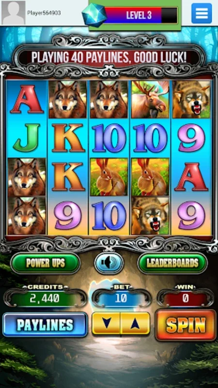 Wolf Chase Slots for Android - Immersive Casino Fun