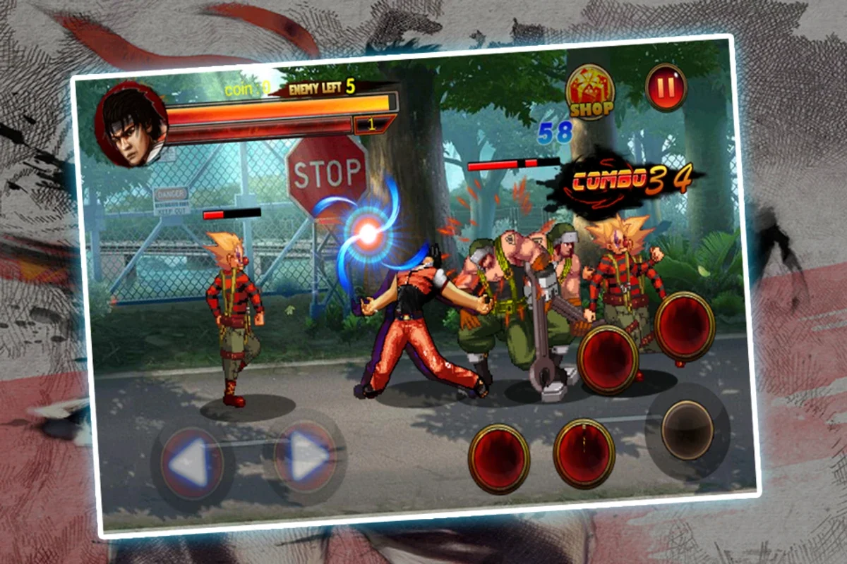 Kungfu Fighter in the street for Android - Thrilling Fighting Game