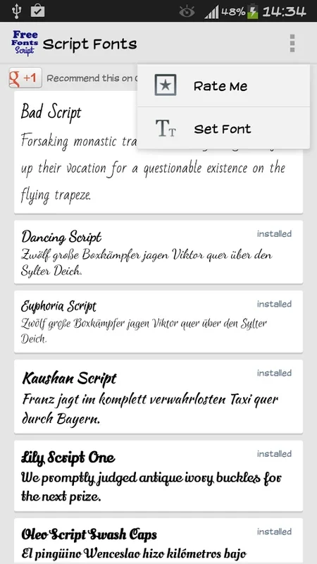 Galaxy Fonts for Android - Transform Your Typography