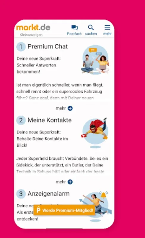 markt.de Kleinanzeigen for Android: A Vast Marketplace