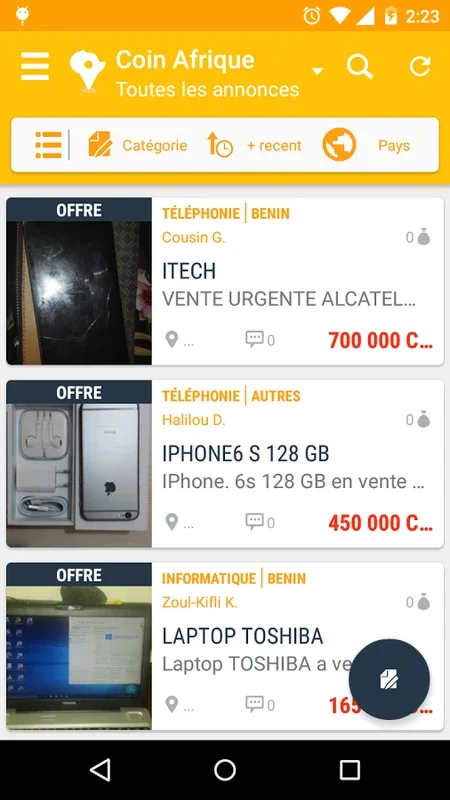 CoinAfrique for Android - Seamless Buying and Selling