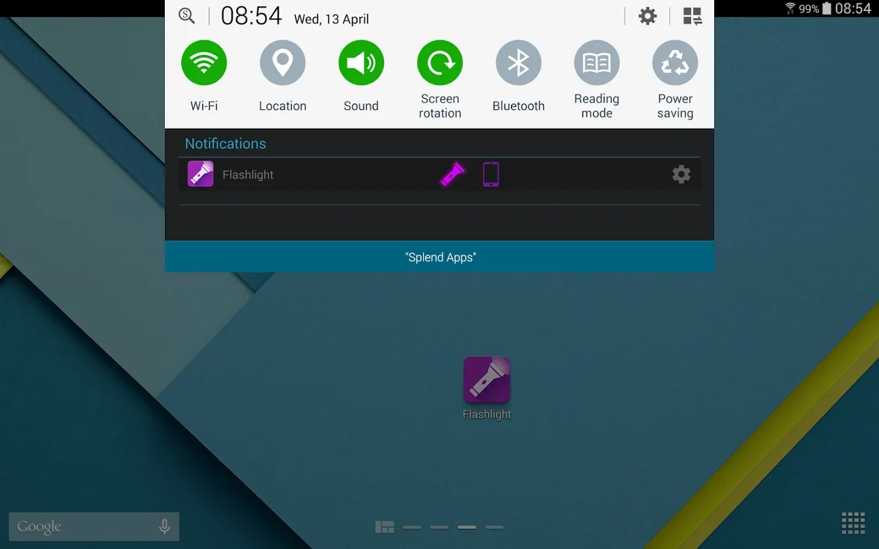 Splend App's Flashlight for Android: Reliable Illumination