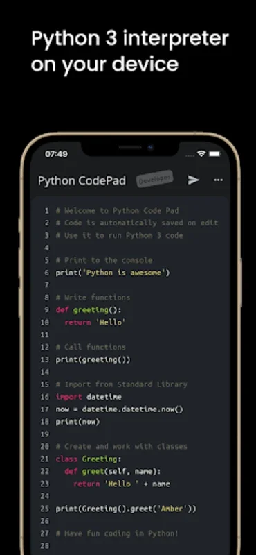 Python CodePad - Compiler&IDE for Android: A Mobile Python Development Tool