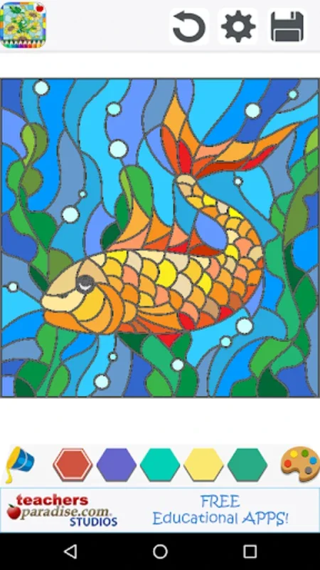 Stained Glass Coloring Book for Android - Unleash Creativity