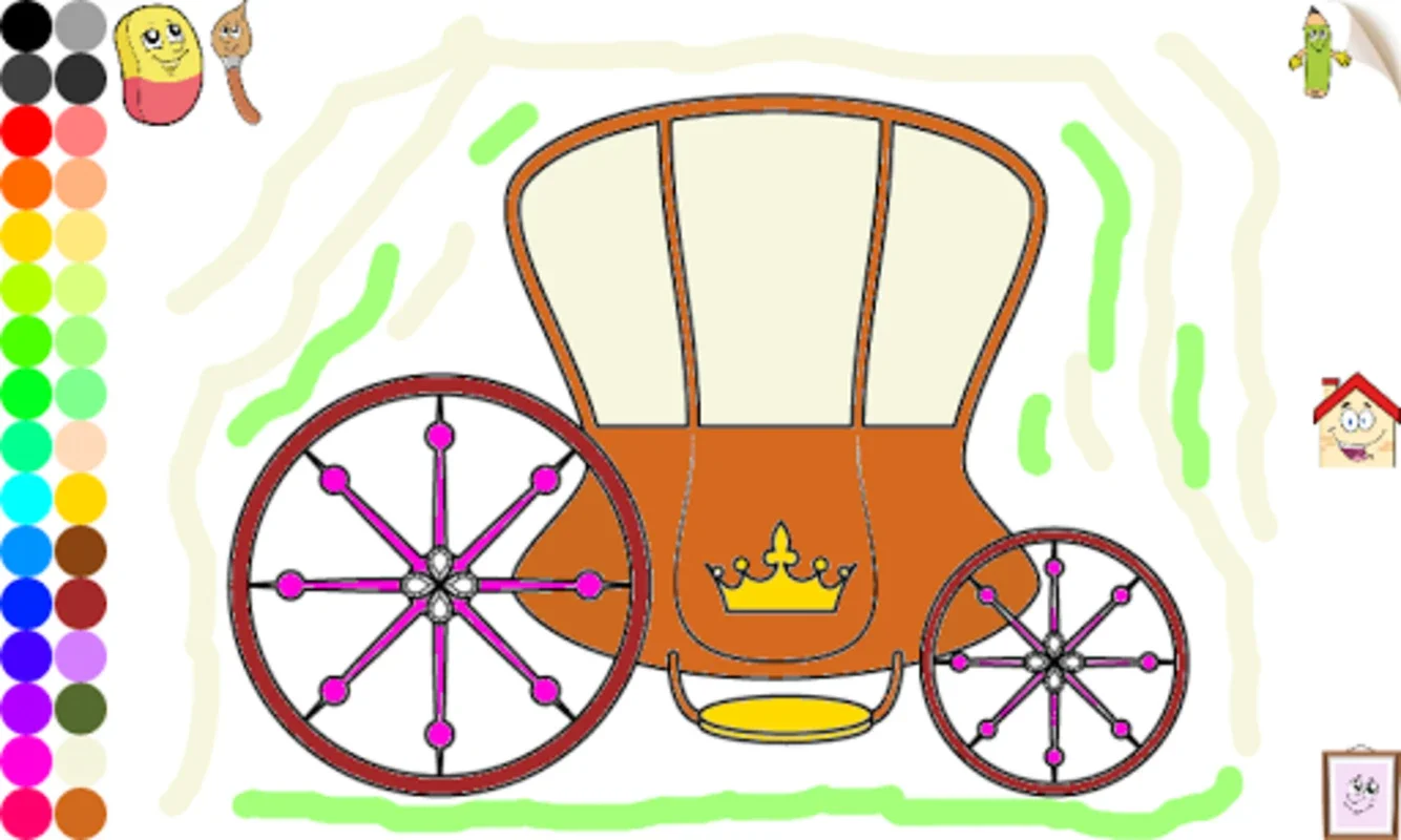 Princess Coloring Pages for Android - Fun Coloring App