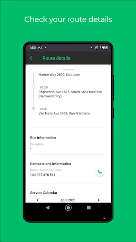 BusUp for Android - Manage and Track Buses Easily