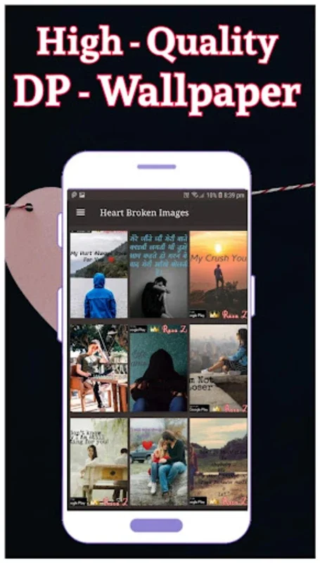 Heart Broken Images for Android - Express Your Emotions