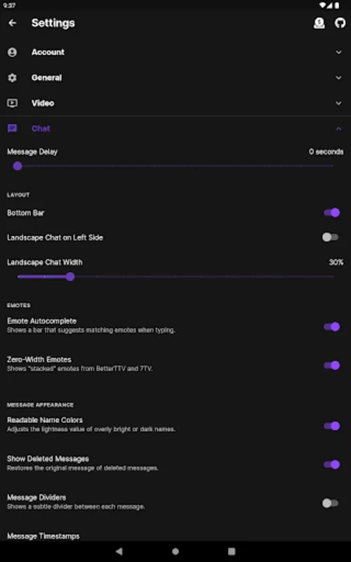 Frosty for Twitch for Android: Enhance Your Twitch Chat