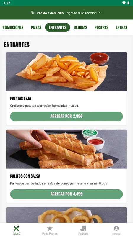 Papa John's Pizza España for Android: Delicious Pizza at Your Fingertips