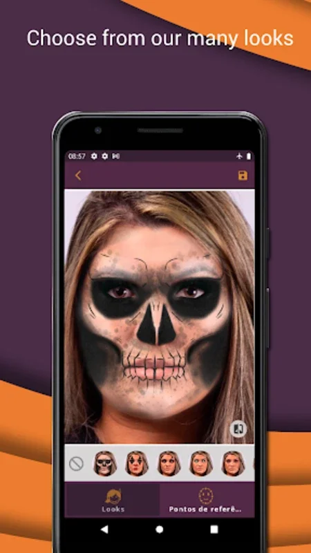 Halloween Makeup for Android - Unlock Spooky Looks