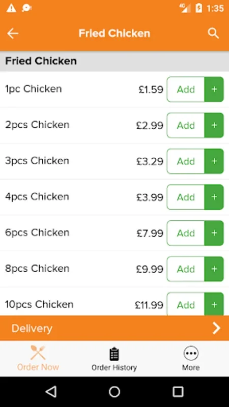 Drumstick for Android - Order Food with Ease