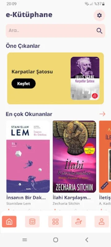 e-Kütüphane: Kitap Oku for Android - Read Anytime, Anywhere