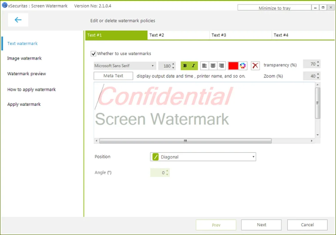 Screen Watermark for Windows - Enhance Your Screen