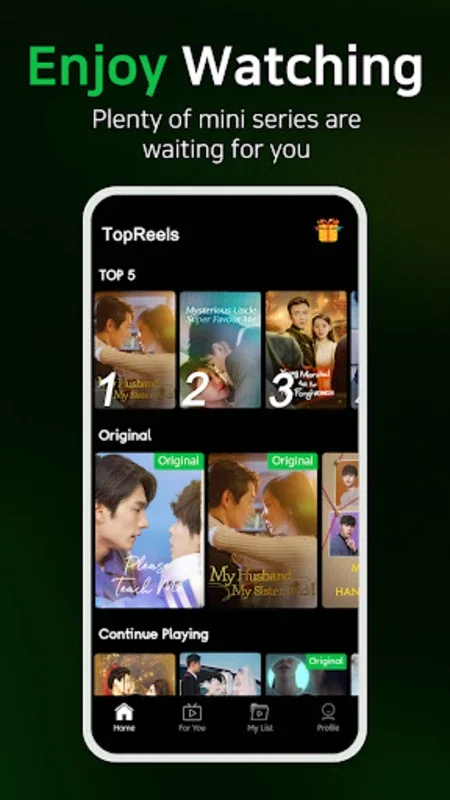 TopReels for Android - Unparalleled Korean Drama Experience