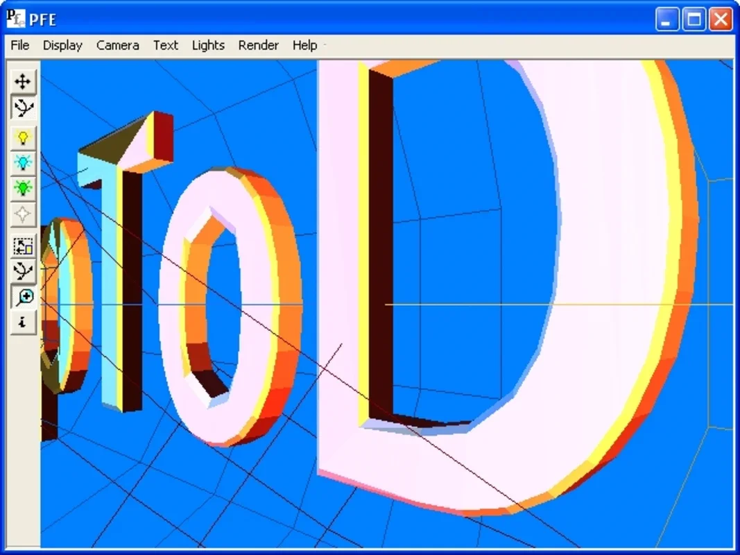 PFE for Windows - Transform Plain Text to 3D Images