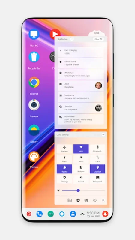 OnePluse 7 Theme for Android - Stylish Interface Transformation