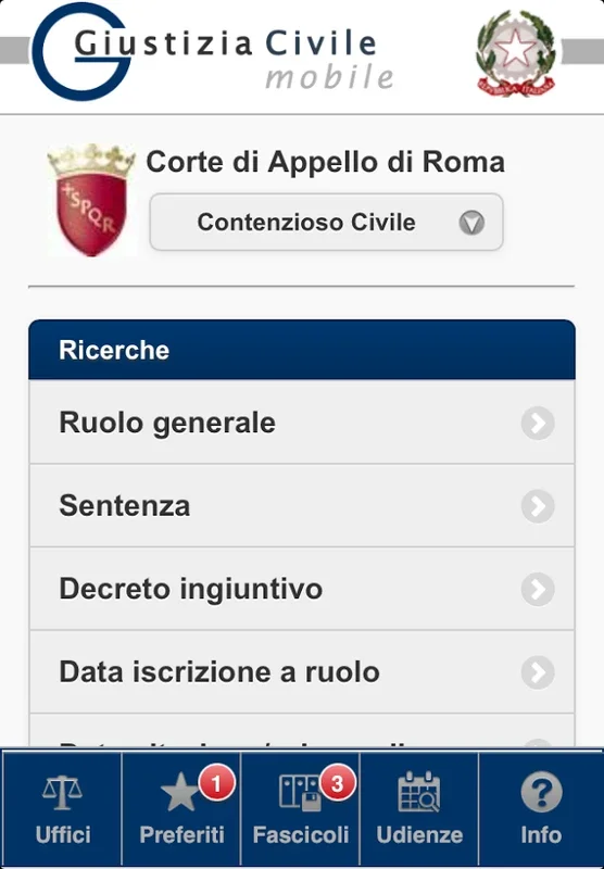 Giustizia Civile for Android - Access Civil Records Easily