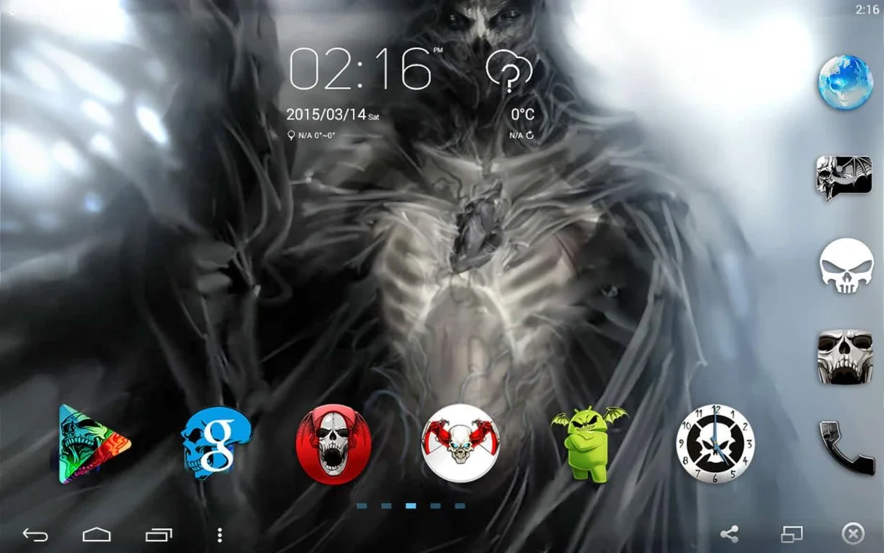 Skull Theme for Android - Enhance Your Screen