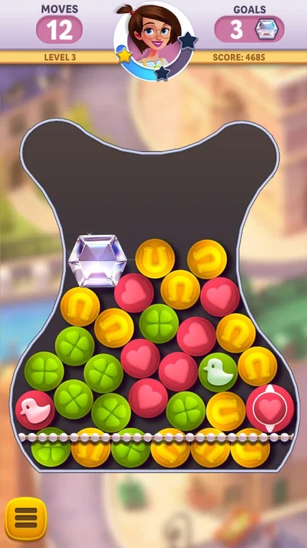 Diamond Diaries Saga for Android: Collect Diamonds